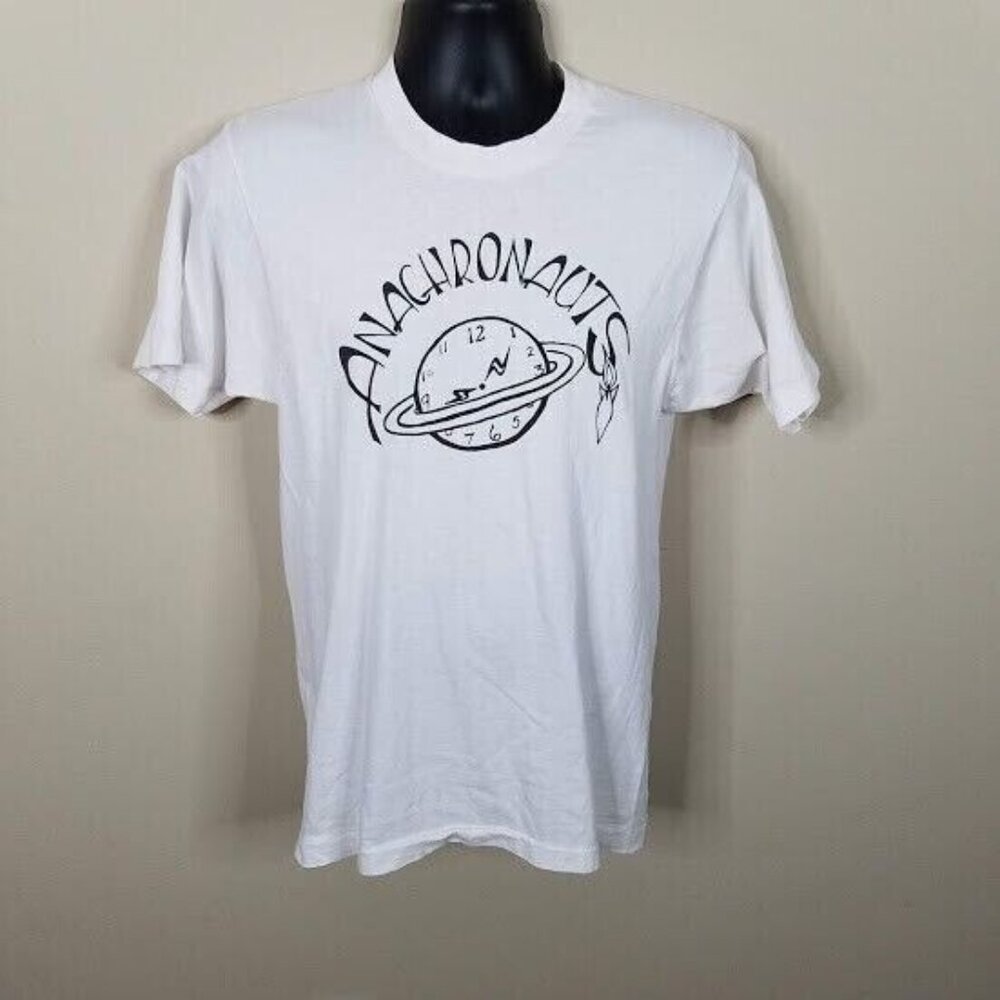 Anachronauts T Shirt Size Medium Vintage 90s Surf Rock Band‎ Single Stitch